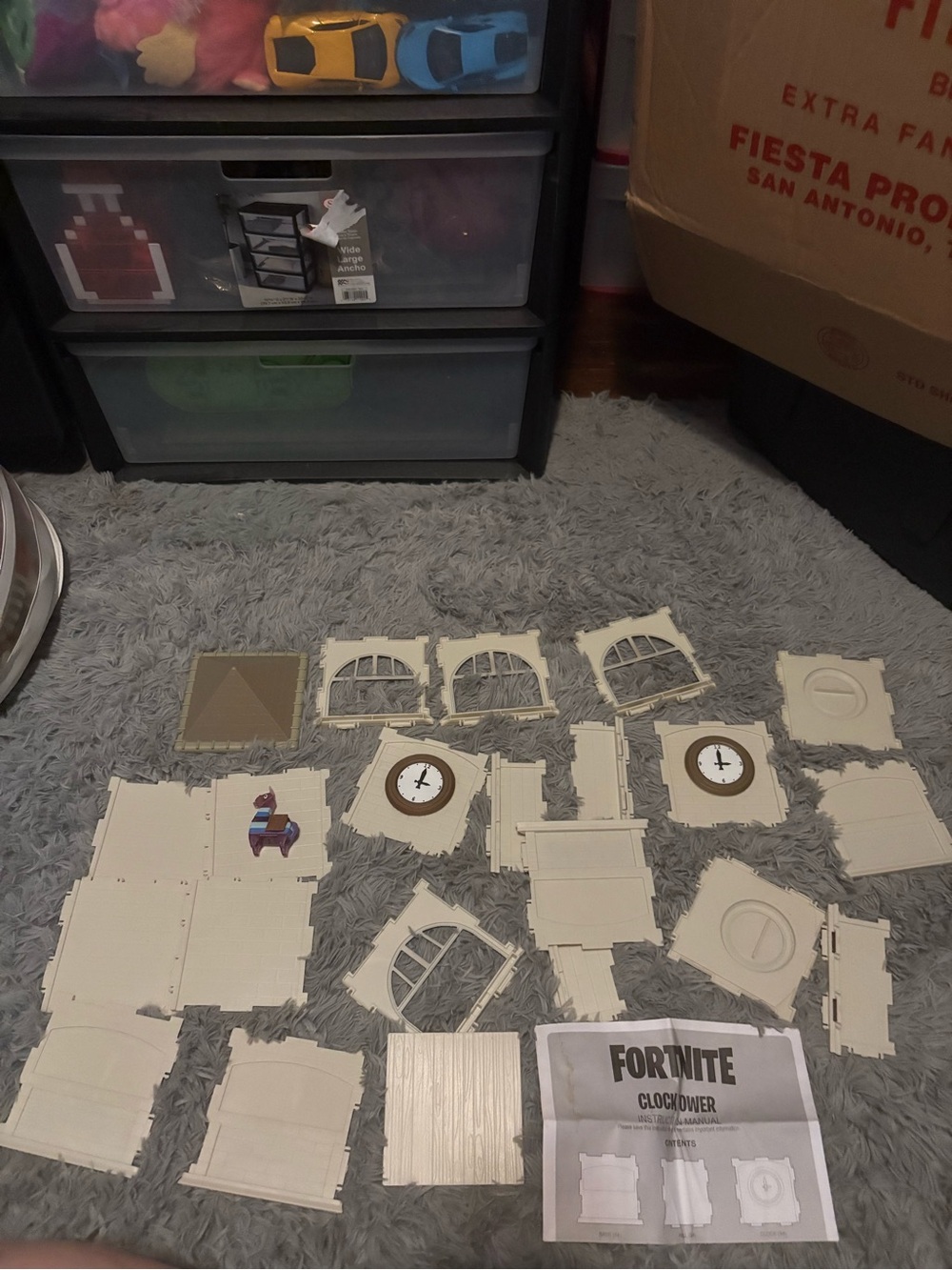 Fortnite Clocktower Playset Pieces - White